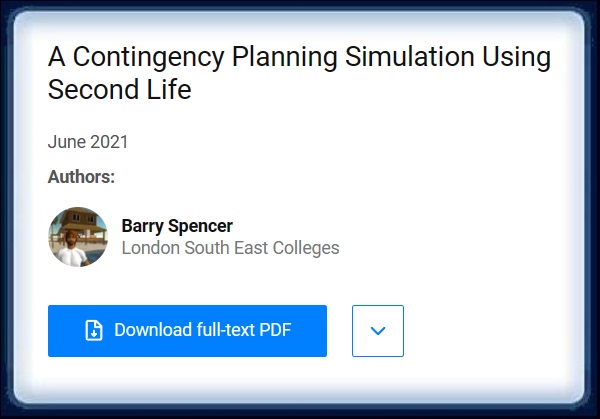 A contingency risk management simulation 2021