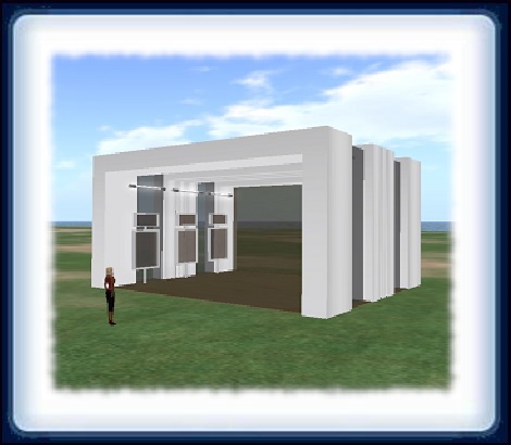 A small art gallery.