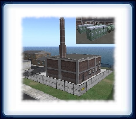 A coal furnaced power station.