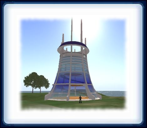 sci-fi tower